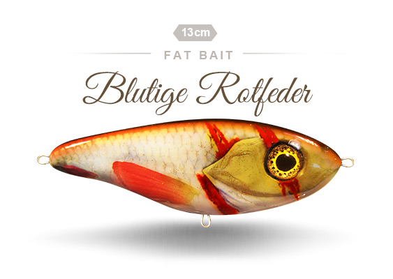 Fat Bait Blutige Rotfeder von Fischers Gold