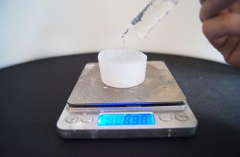 Epoxid abwiegen