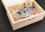 Bedruckter Köder als Angelgeschenk