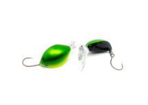 Jerry Eshru Topwater Käfer Popper in Grün Schwarz