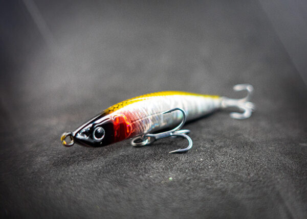 Meerforellen Wobbler Silber/Gold/Rot