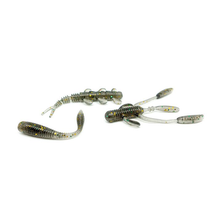 Mikro Gummiköder zum Angen für Forelle und Barsch.