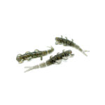 Mikro Gummiköder zum Angen für Forelle und Barsch Variante Larve