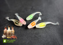 Angelköder Gummifische für Barsch, Forelle und Döbel in verschiedenen Farben