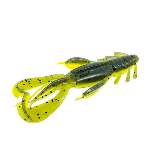 Gummikrebse Angelköder in der Farbe Grün