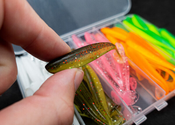 Angelset Gummifische zum Barschangeln Detailbild 2