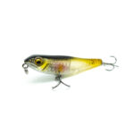 Topwater Stickbaits Angelköder in Gelb Silber Lila Dunkel
