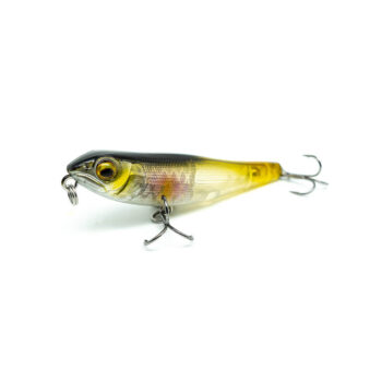 Topwater Stickbaits Angelköder in Gelb Silber Lila Dunkel