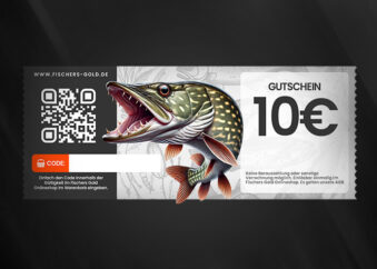 Angel Gutschein Hecht 10 Euro