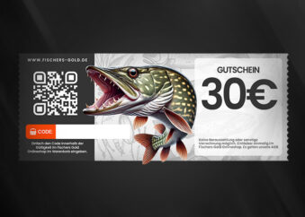 Angel Gutschein Hecht 30 Euro