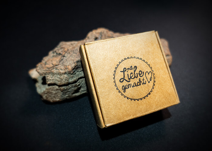 Kraftpapier Geschenkbox für Angelköder bis 5 cm