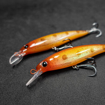 Handgemachtes Twitchbait Unikat in der Farbe Yamame Orange