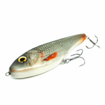 Angelköder Jerkbait im Weißfisch-Design