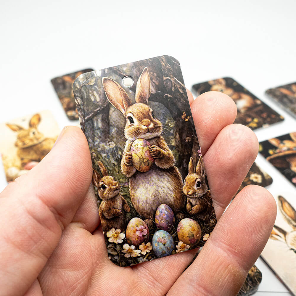 geschenk-für-angler-zu-ostern-detailbild Geschenk für Angler zu Ostern Geschenkkarte Nahaufnahme