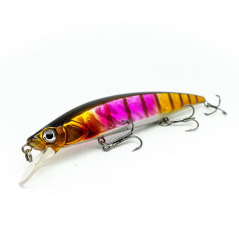 Wobbler Twitchbait Angelköder in der Farbe Lila/Holo/Zebra