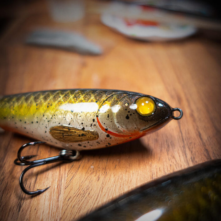 handgestylte Topwater Köder Unikate Detailbild 5