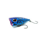 Mini Popper Angelköder in der Farbe Blau/Holo